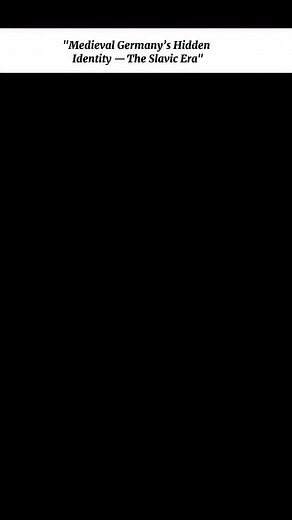 "Before Germany became ‘Germany’ — much of its land was Slavic. ️...