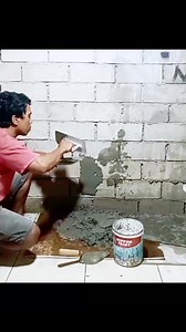 73K views · 347 reactions | Training a helper plastering block wall #Plastering | Andris Brick Art | Facebook