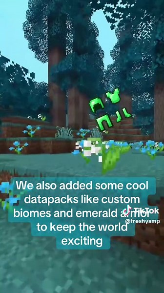 Adress:freshysmp.playit.plus port:9091 version: any version between 1.21.11-1.12 both for Java and bedrock! #smp #java #minecraft #survival #fyp