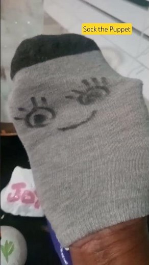 Sock is Upset #sockpuppet #puppet #emotions #expression #artscraft #shorts #laundry