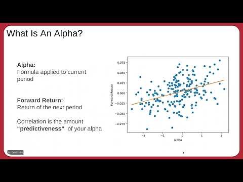 101 Alphas with Dr. Tom Starke