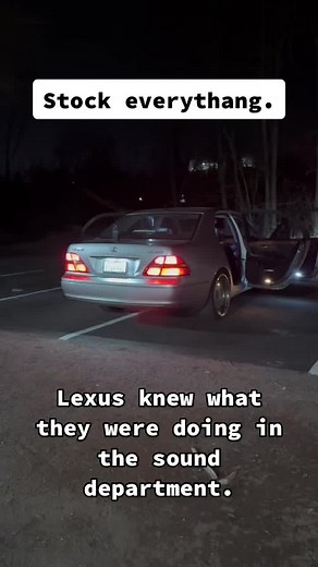 Lexus LS430 Sound System Transformation at Night