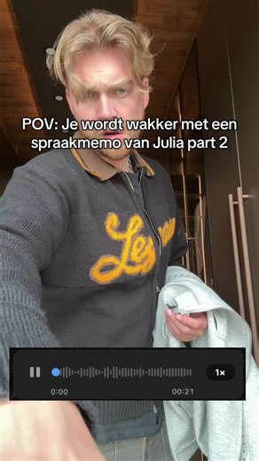 POV: Je wordt wakker met een spraakmemo van Julia (part 2)