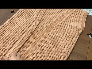 Büyük Beden YELEK Yapımı ✅Yelekte Arka Kol Kesimi Ve Ense Kesimi 2.Bölüm