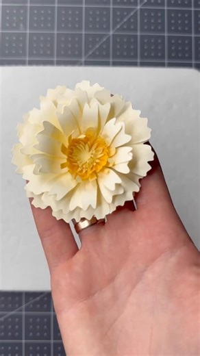 DIY Layered Paper Flower in 3 mins #paperflowers #svgdesigns