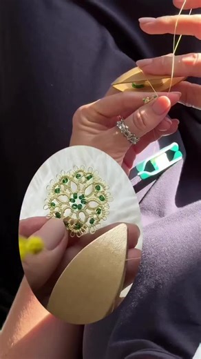 You can find detailed master classes in my Etsy shop ♥️ https://www.etsy.com/de/shop/AngelaGambkaTutorial #фриволите #tatting #viral #fyp