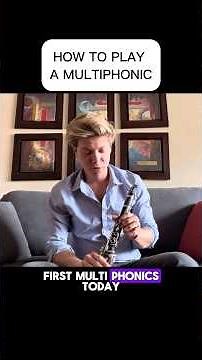 How to play a multiphonic on the clarinet #clarinet