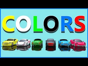 Learn Colors With Cars Race Track Animation | Colours for Kids | Colour Learning Video for Toddlers
