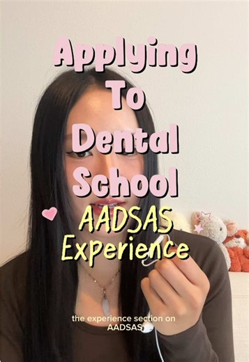 I will be posting examples of how I wrote some of my experiences on the AADSAS application. If you’re interested in reading those, make sure you follow so you don’t miss out! #predental #aadsas #dentalschool