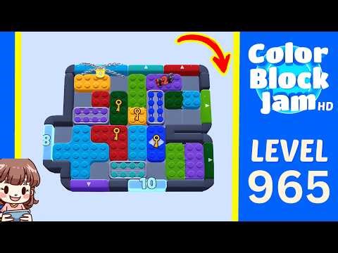 Color Block Jam Level 965 Solution Walkthrough