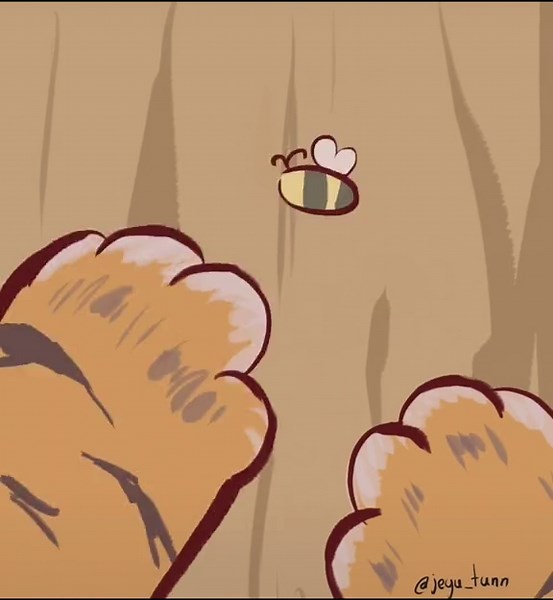 Animated Tiger Character with Expressive Actions