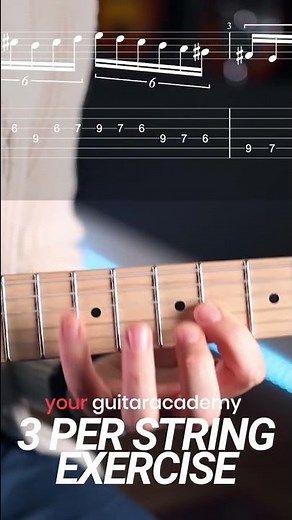 3 Note Per String Exercise #guitarlesson
