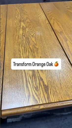How to Tone Down Orange Oak | Easy Paint Wash Technique