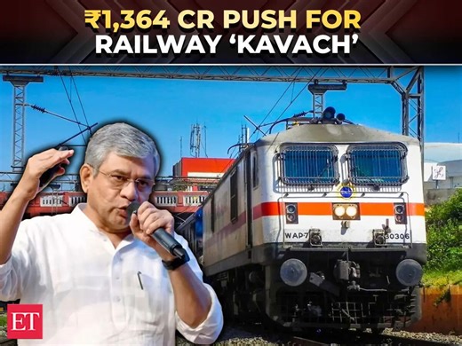 Indian Railways fast-tracks ₹1,364 cr 'Kavach' infra push; North and South zones to benefit