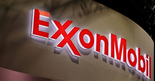 Il logo della multinazionale americana oil and gas ExxonMobil