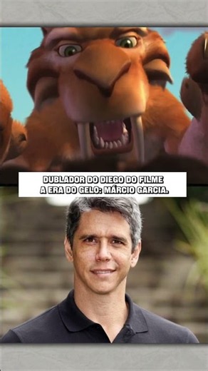 Diego e seu dublador brasileiro: Márcio Garcia | FILME: A ERA DO GELO