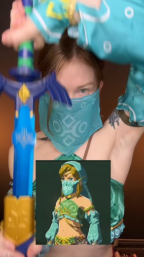 The process of my Gerudo Link cosplay! This version of Link is genuinely part of my workout inspiration 🫶 #legendofzelda #cosplay | Jo Steel