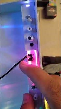 problema con luz LED gabinete gamer xzeal xz115 resuelto