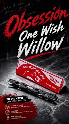 I 3D Printed the One Wish Willow from Obsession 🌿🎬 #shuperfun #3dprinting #obsession #art