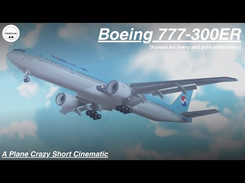 Boeing 777 Cinematic | Roblox Plane Crazy
