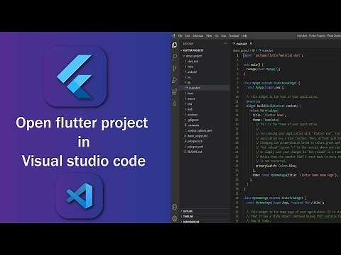 How to create flutter project in VS Code | Visual studio code | Terminal | Morethan Fix