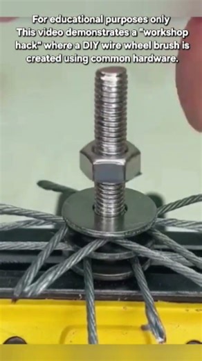 DIY Heavy-Duty Wire Brush Hack | Homemade Rust Removal Tool