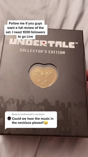 Reply to @hudkamado Here you go! #undertale #memory #locket #IDeserveTuitionContest #collectorsedition