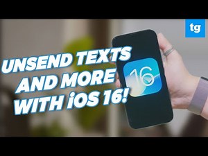 NEW iOS 16 messaging features for iPhone — edit and unsend texts!