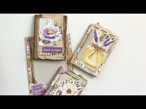 Scrap Buster! Easy Beginner Vintage Hidden Clip Tutorial w/ Scrap Paper Strips Journal Clips Money