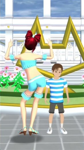 💃 Who Dances the Best in Sakura School Simulator?! 🔥😂 Funny Dance Battle #shorts