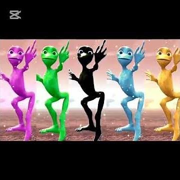🌈 Alien Dance Color Challenge 👽✨ | Rainbow VS Shadow