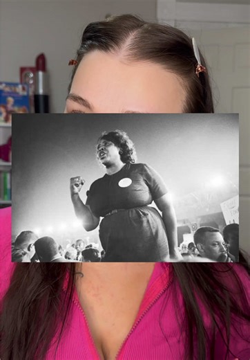 “I’m sick and tired of being sick and tired” -Fannie Lou Hamer, 1964. A demand for dignity. #SoftGlam #HotGirlHistory #HistoryFacts #BeautyCommunity #GRWMStoryTime