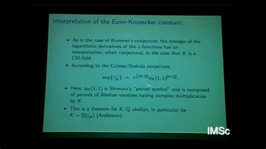 001 Kummer's Conjecture and Related Problems by V. Kumar Murty, University of To