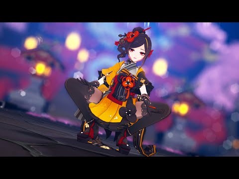 【Genshin Impact MMD／4K／60FPS】Chiori【Good-night Kiss】
