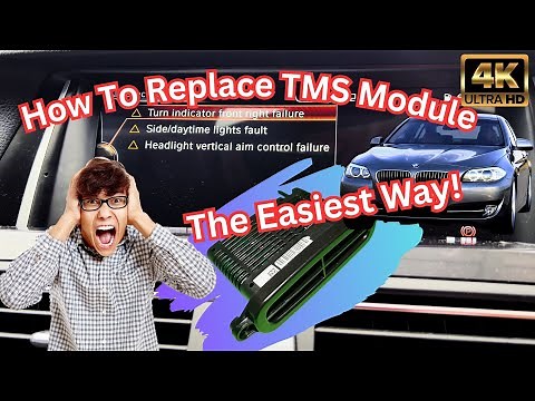 How To Replace TMS Module On BMW 5-Series F10 Made Easy | No Headlight Bumper Rim Removal Needed