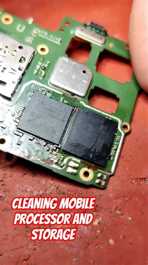 Mobile Processor & UFS Cleaning Process | Professional Chip Level Repair