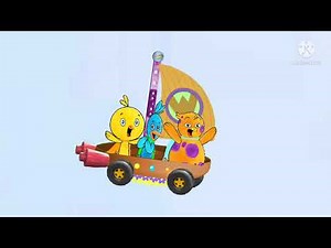 Wonder Chirps Flying back to the wonder pets classroom in the chirp boat