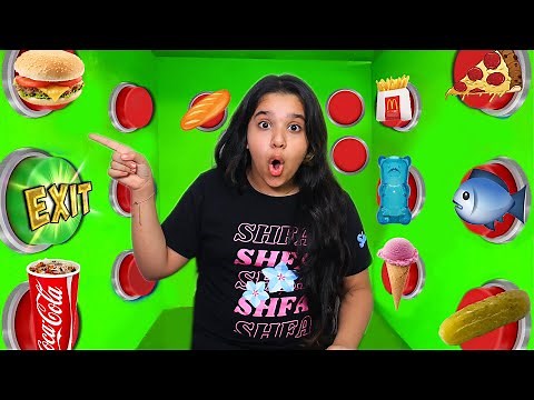 تحدي لا تضغط الزر الأكل الخطأ ! 100 زر بس 1يسمحلك تهرب 100Buttons Challenge but only 1let you escape