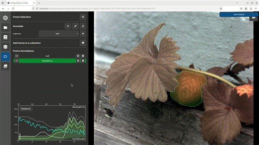 How to annotate and export a spectrally enhanced dataset