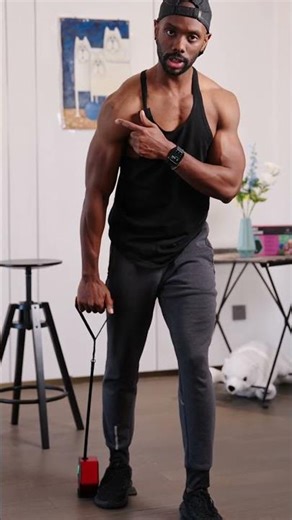 Front Raise using the Rayofi Go-Tone Portable Gym