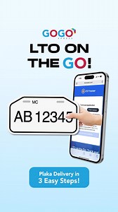 Skip the LTO lines! Get your renewed plates and licenses delivered hassle-free with GoGo Xpress. Convenience, right at your doorstep! | GoGo Xpress | Facebook