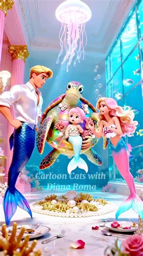 839K views · 18K reactions | Shark Bride❤️A love changed by magic朗#barbie #barbiegirl #barbieandken #aivideos #thelostprincess #kittencat #funnyreels #Game5 #truestory #catvideo #englishmovies #videogame #reality #cat #orangecat #kitten #cartoon #animation #movies | Cartoon Cats With Diana Roma | Facebook