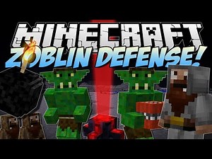 Minecraft | ZOBLIN DEFENSE! (Protect the Eldritch Empires!) | Mod Showcase