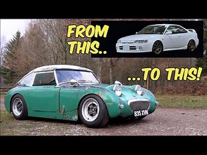 The Ultimate JDM Powered Sprite - Driving The Craziest, Most Incredible Austin Healey Ever
