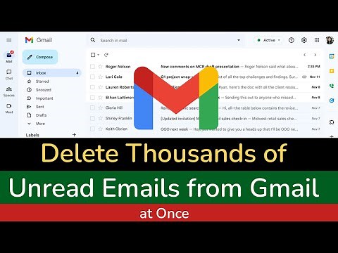 How to Delete All Unread Emails in Gmail? Remove All Unread Emails?