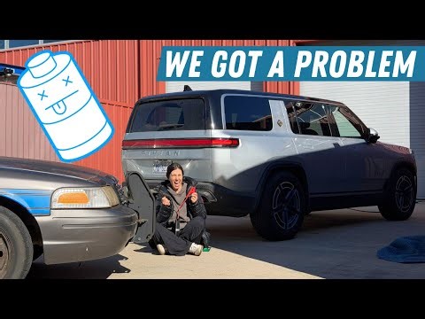 My Rivian Is Completely Dead! How To Jumpstart 12V Systems & Then Charge HV Battery