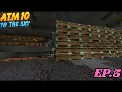 The BEST Early Game Storage System in ATM10🔴(Ep.5)