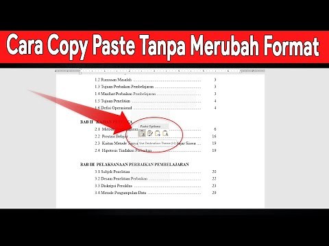 Cara Copy Paste Word Tanpa Merubah Format