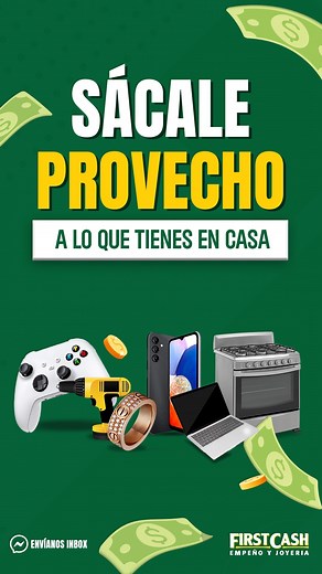 Haz que tus artículos se transformen en una nueva historia. Envíanos mensaje y consulta tu sucursal más cercana. | First Cash México