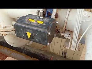 Oil & Gas Maintenance : Pneumatic Rotary Actuator - Butterfly Valve